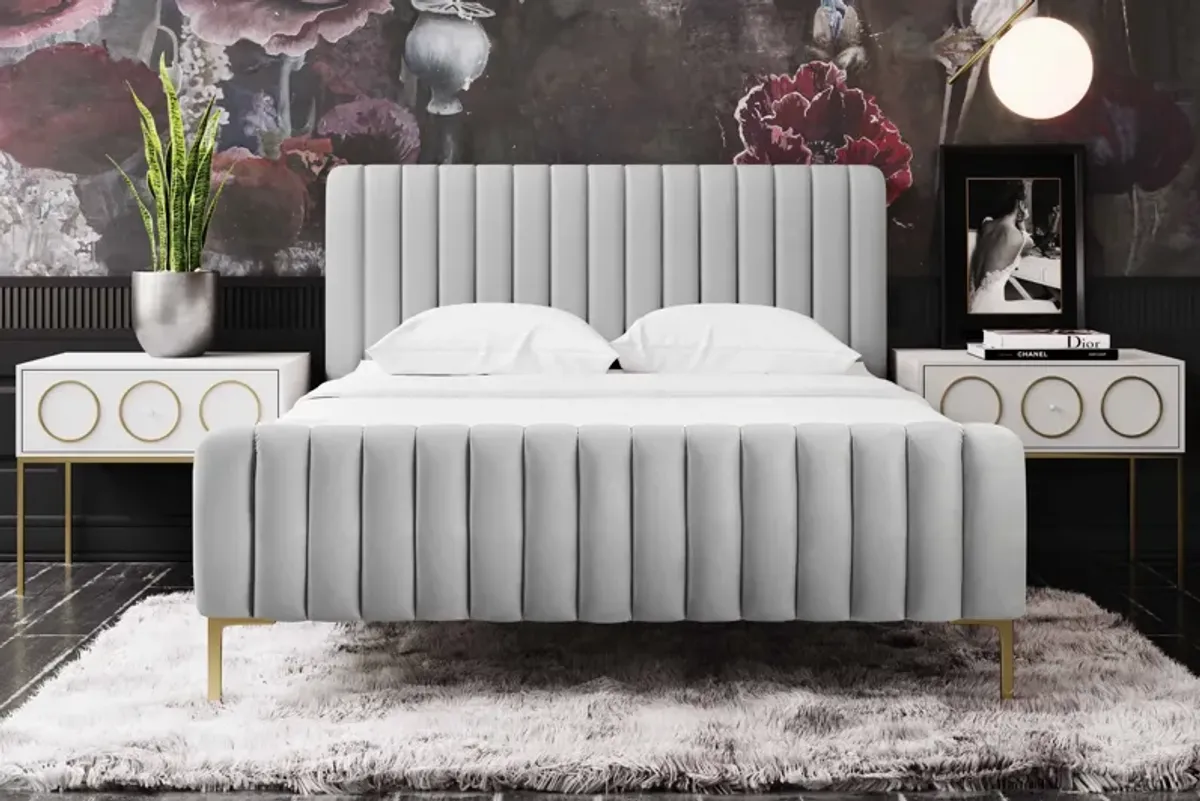 Angela Grey Bed in Queen