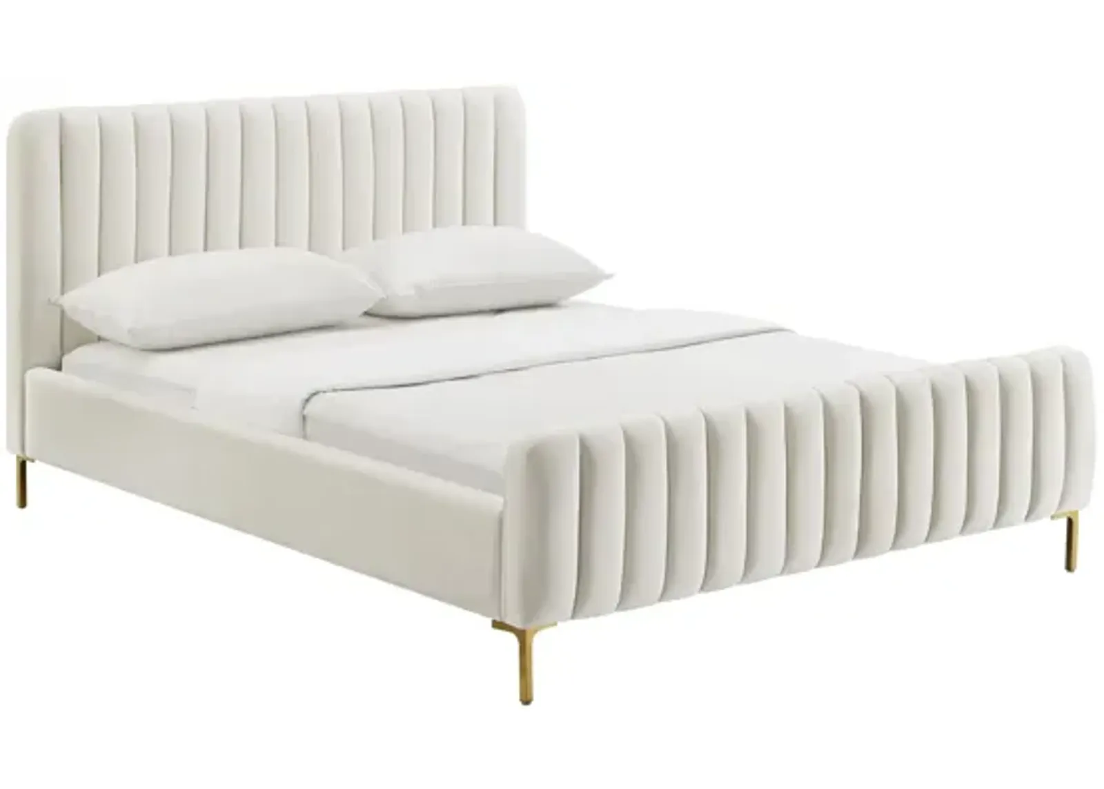 Angela Cream Bed in Queen