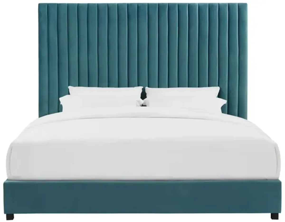 Arabelle Sea Blue Bed in Queen