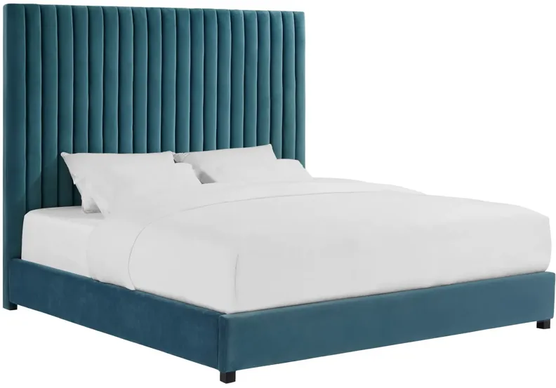 Arabelle Sea Blue Bed in Queen