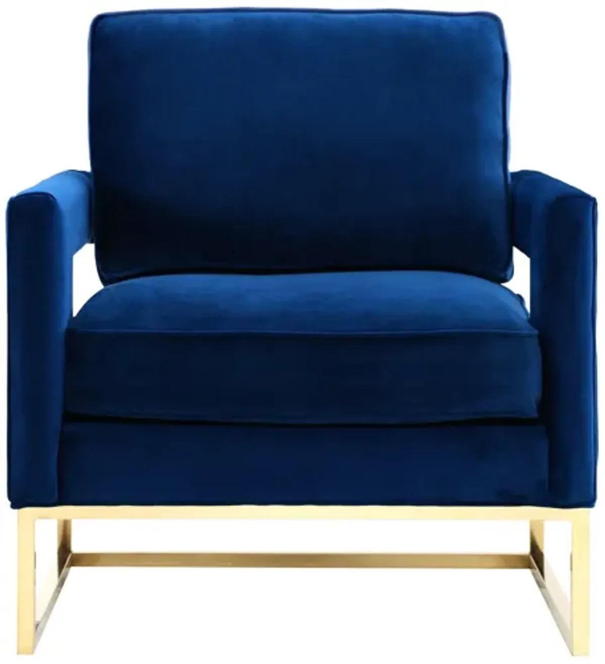 Avery Navy Velvet Chair