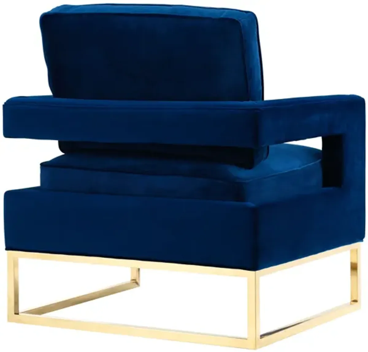 Avery Navy Velvet Chair