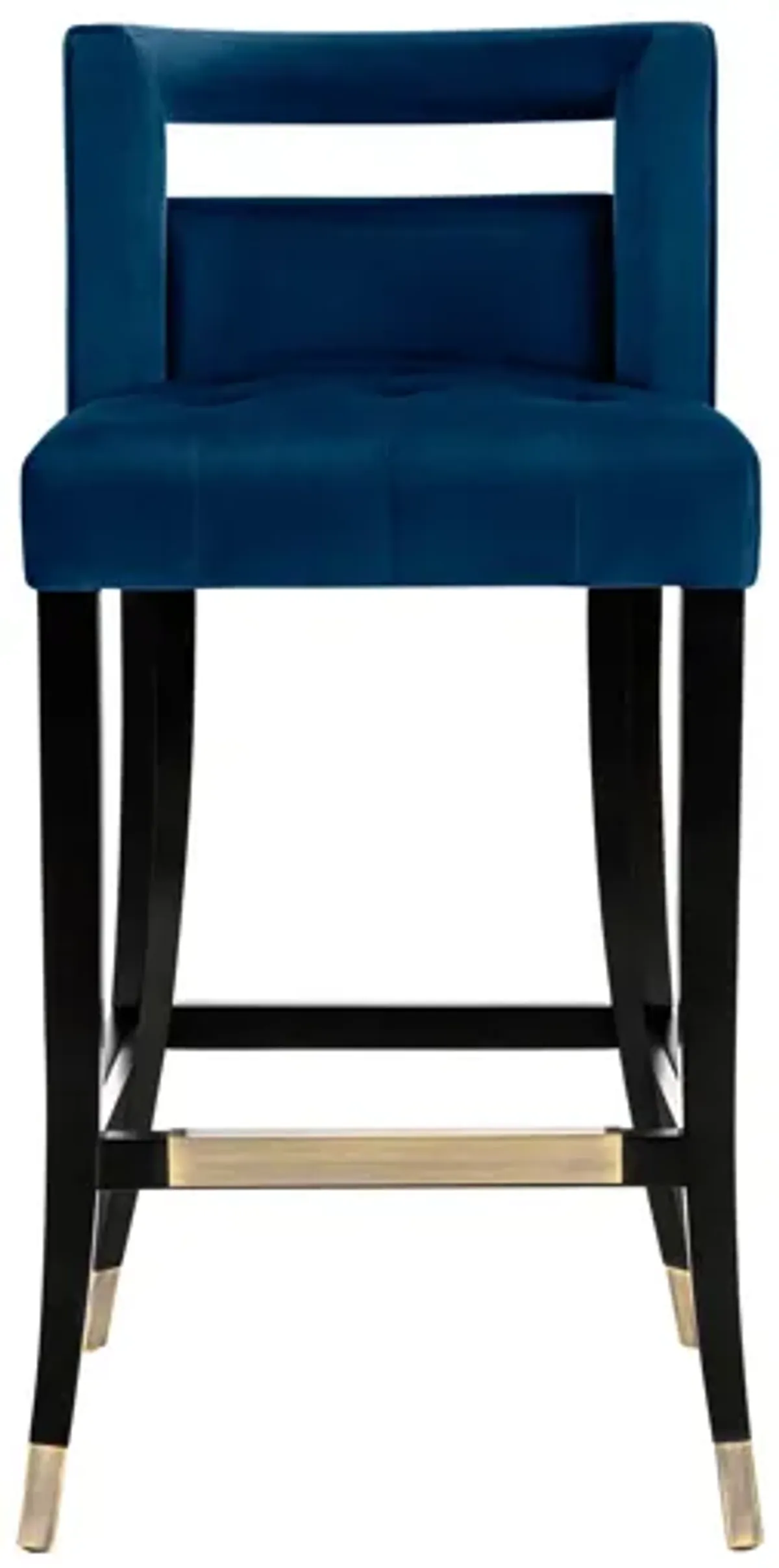 Hart Navy Velvet Counter Stool