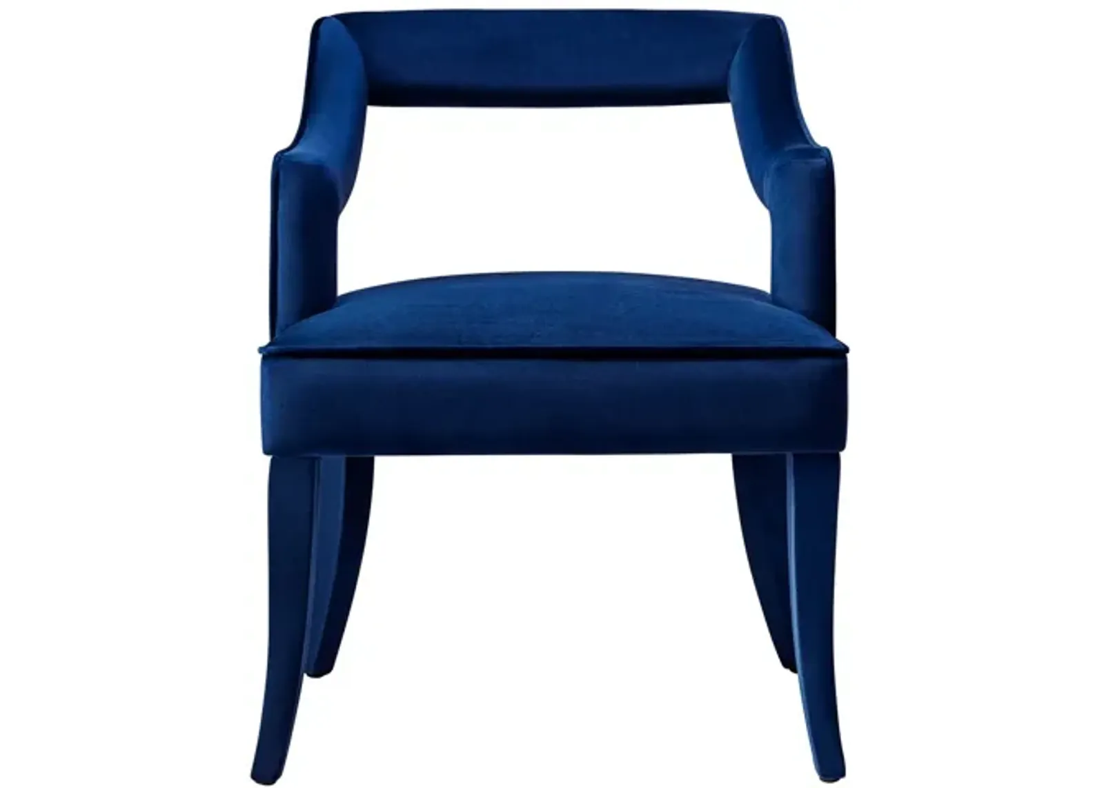 Tiffany Navy Velvet Chair