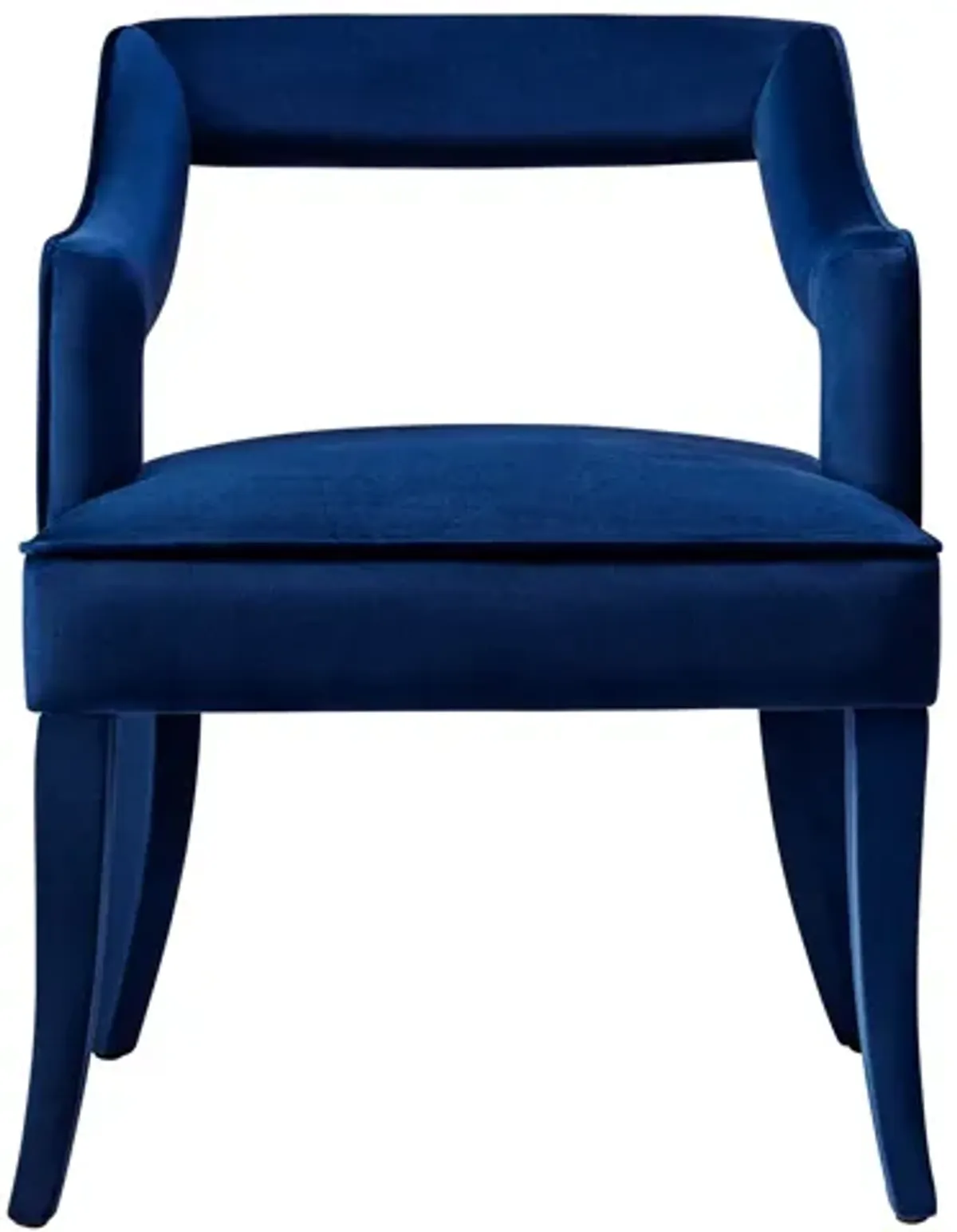 Tiffany Navy Velvet Chair