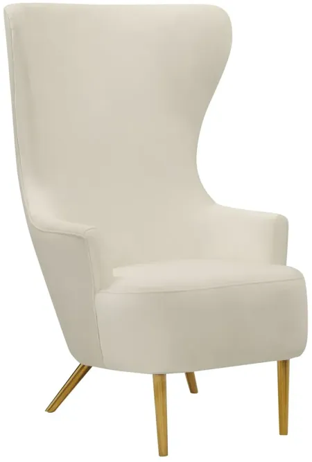 Julia Cream Wingback Chair