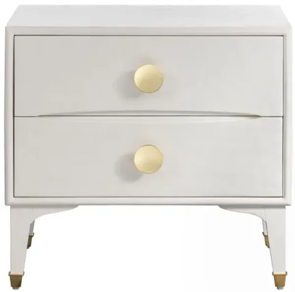 Divine White Nightstand