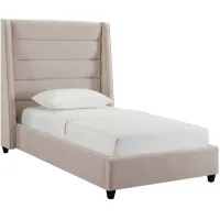 Koah Blush Velvet Bed in Twin