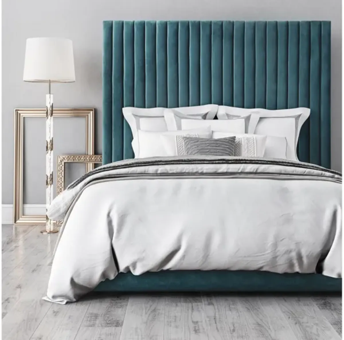 Arabelle Sea Blue Bed in King