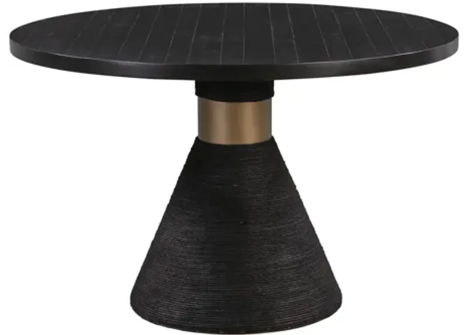 Rishi Black Rope Round Table