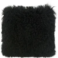 Tibetan Sheep Black Large Pillow