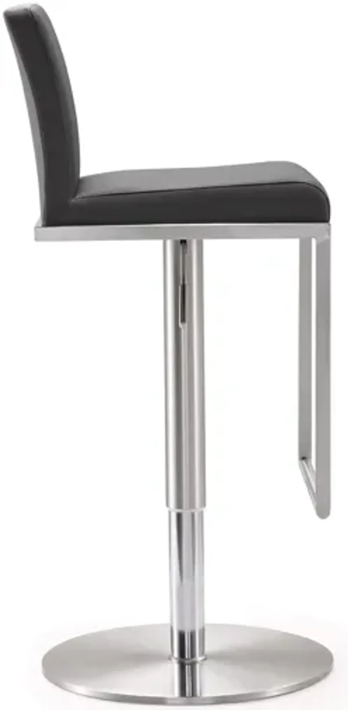 Amalfi Grey Stainless Steel Adjustable Barstool