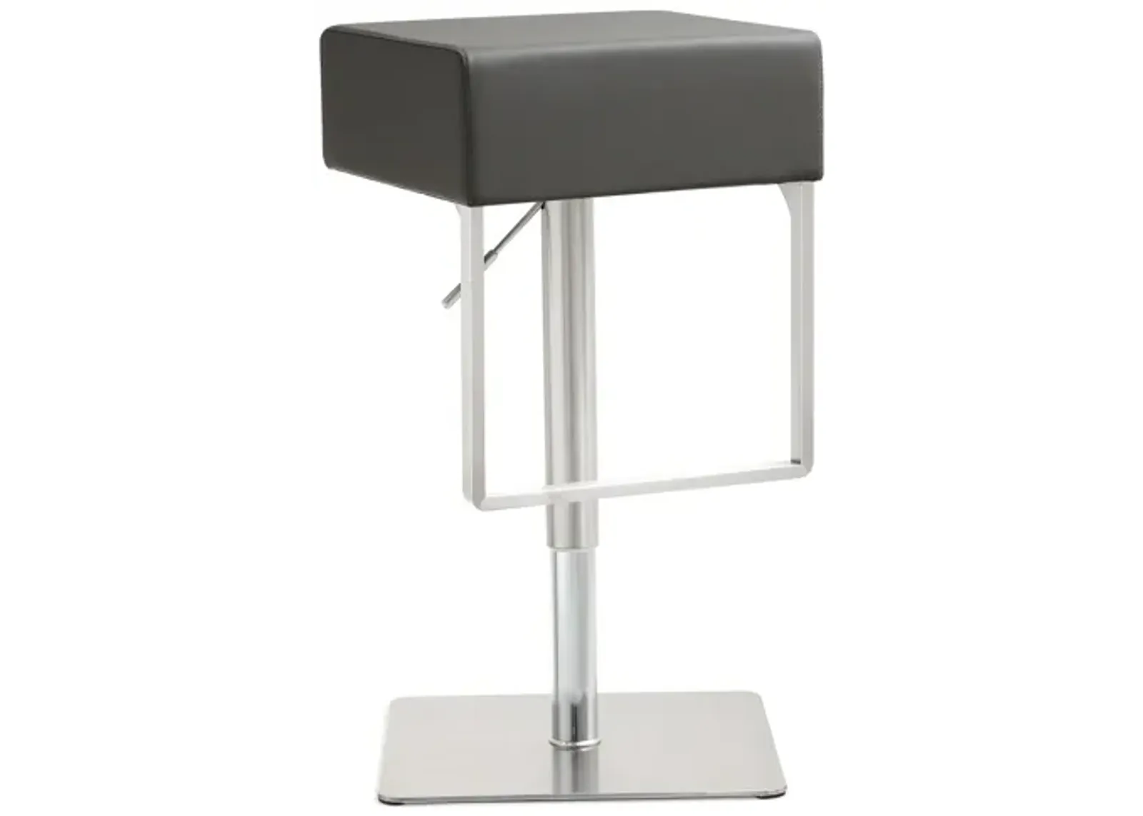 Seville Grey Stainless Adjustable Barstool