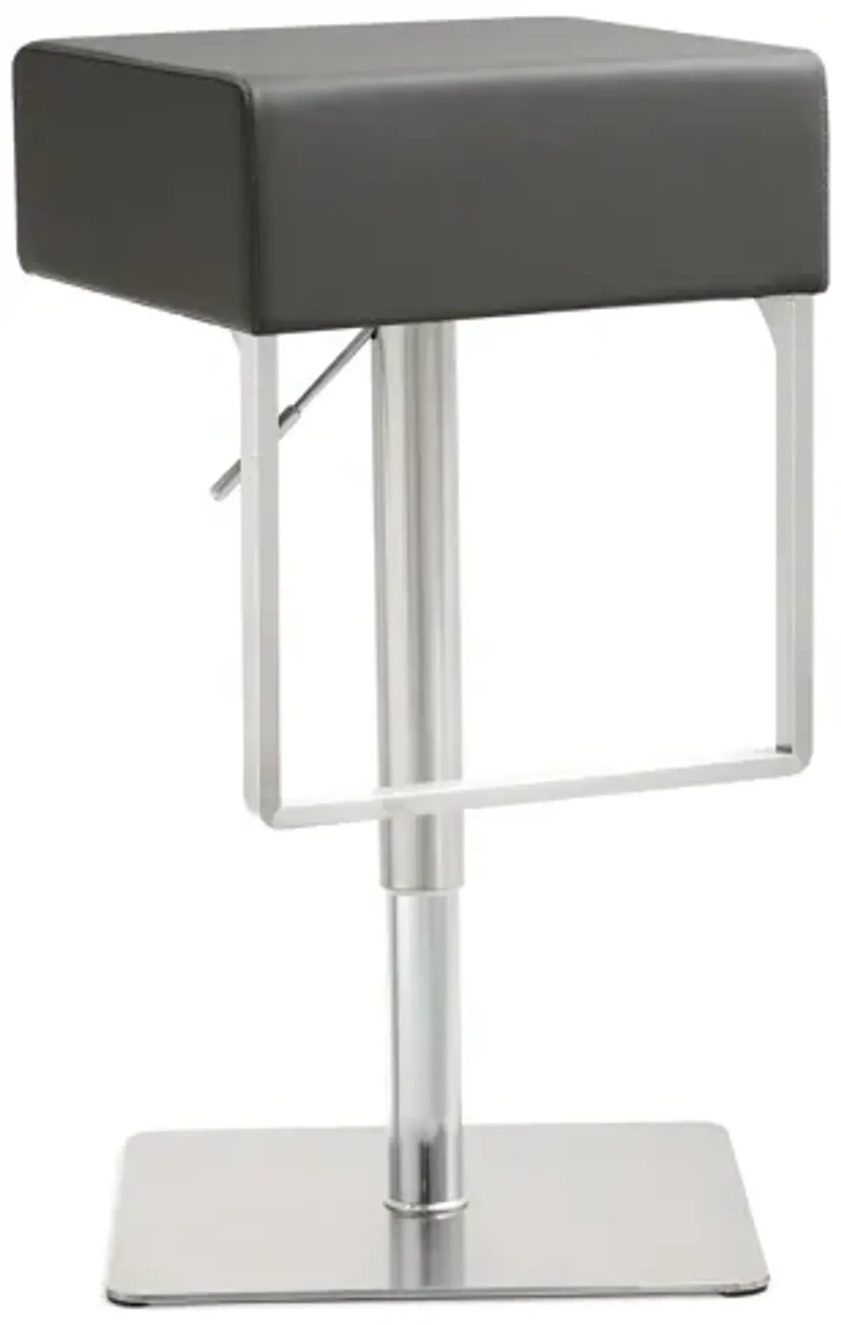 Seville Grey Stainless Adjustable Barstool