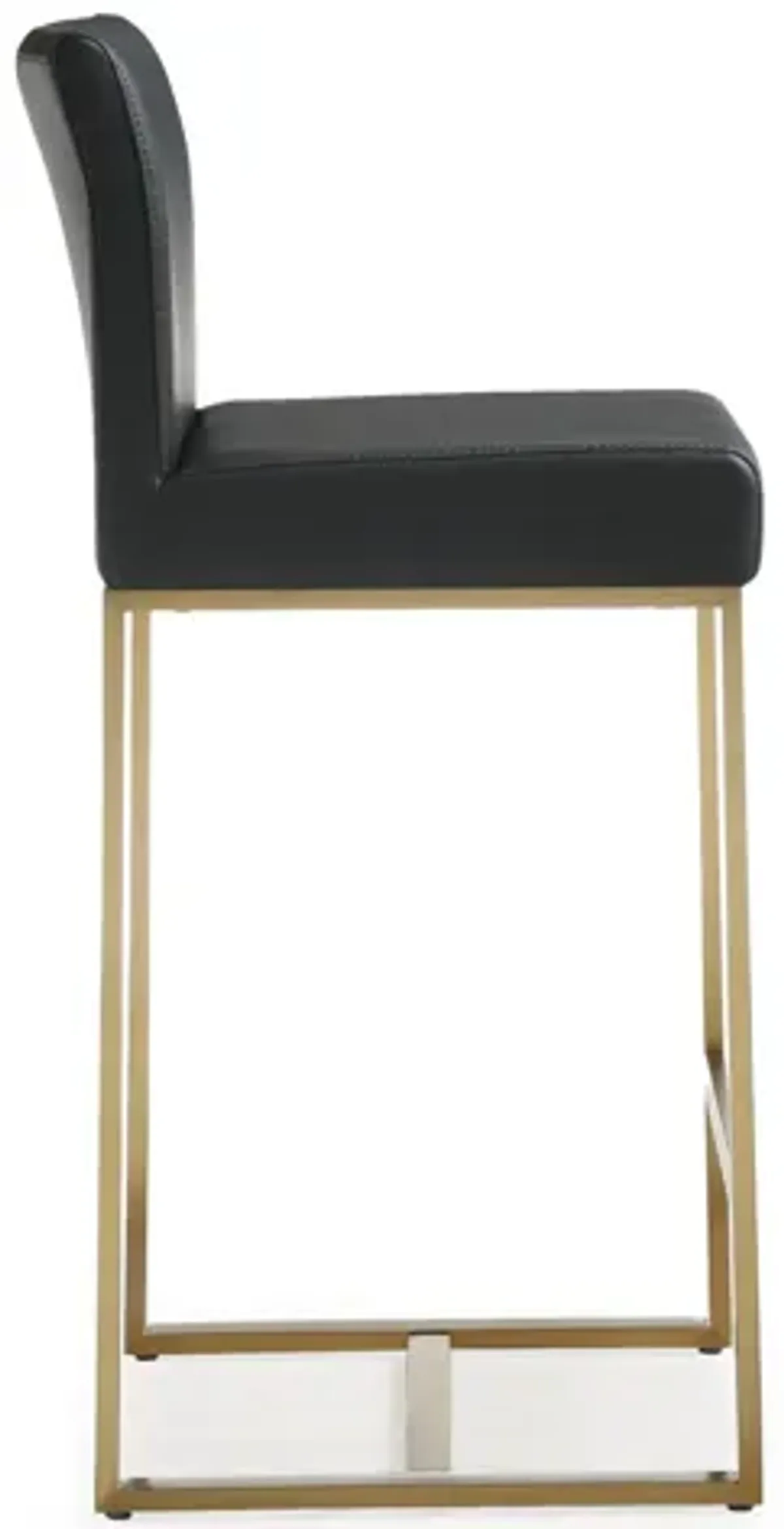 Denmark Black Gold Steel Counter Stool (Set of 2)