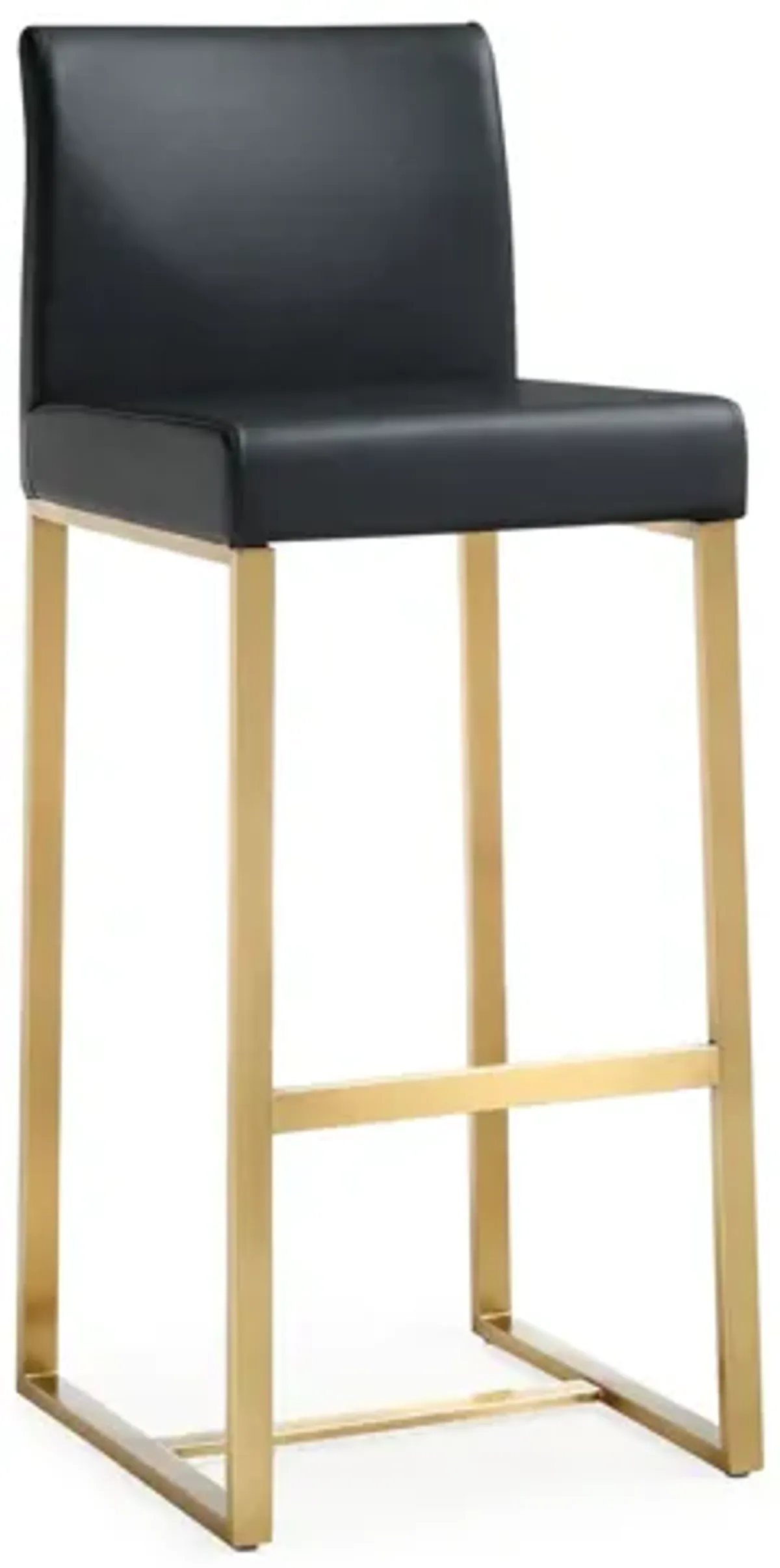 Denmark Black Gold Steel Barstool (Set of 2)