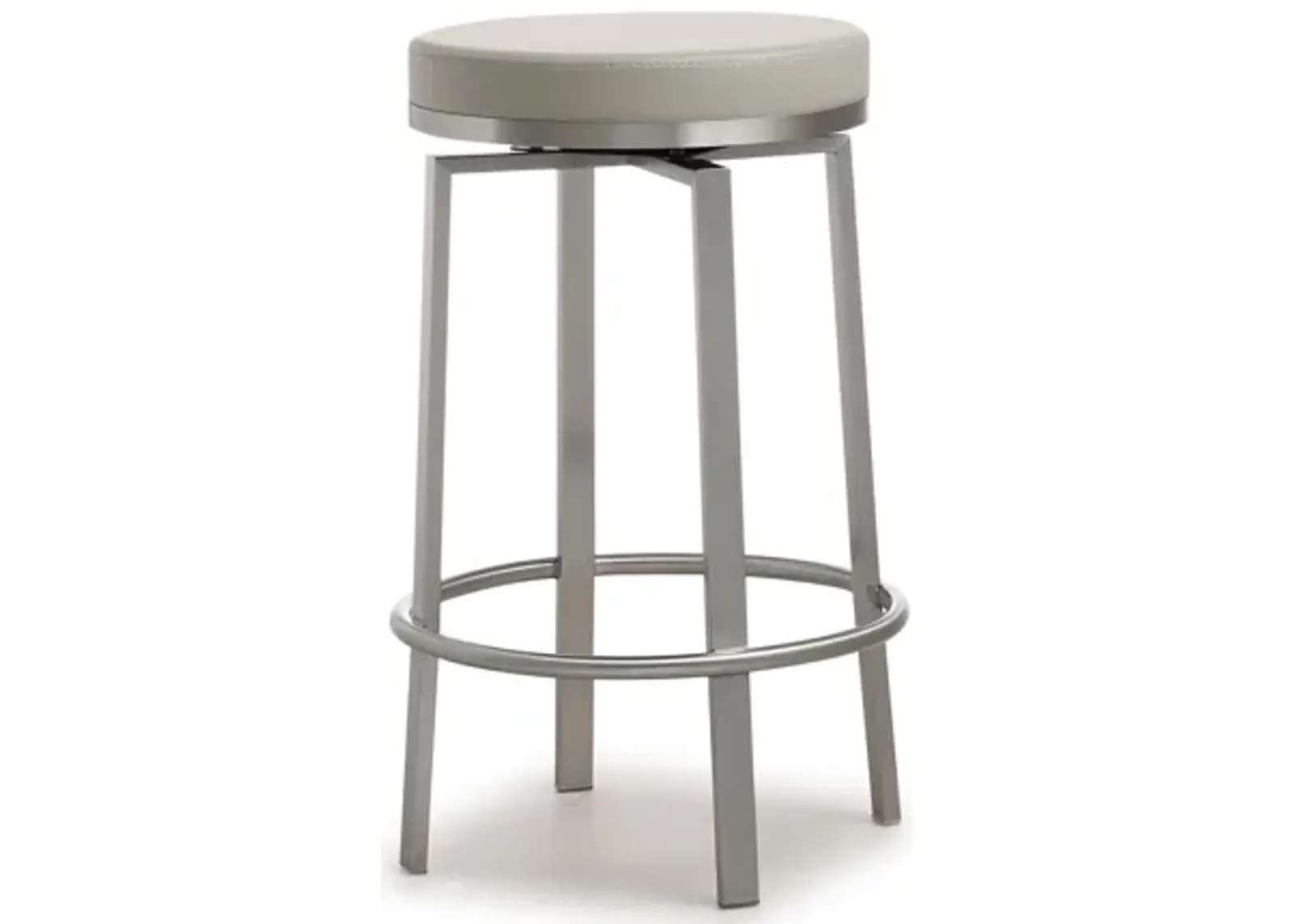 Pratt Grey Swivel Counter Stool - Set of 2