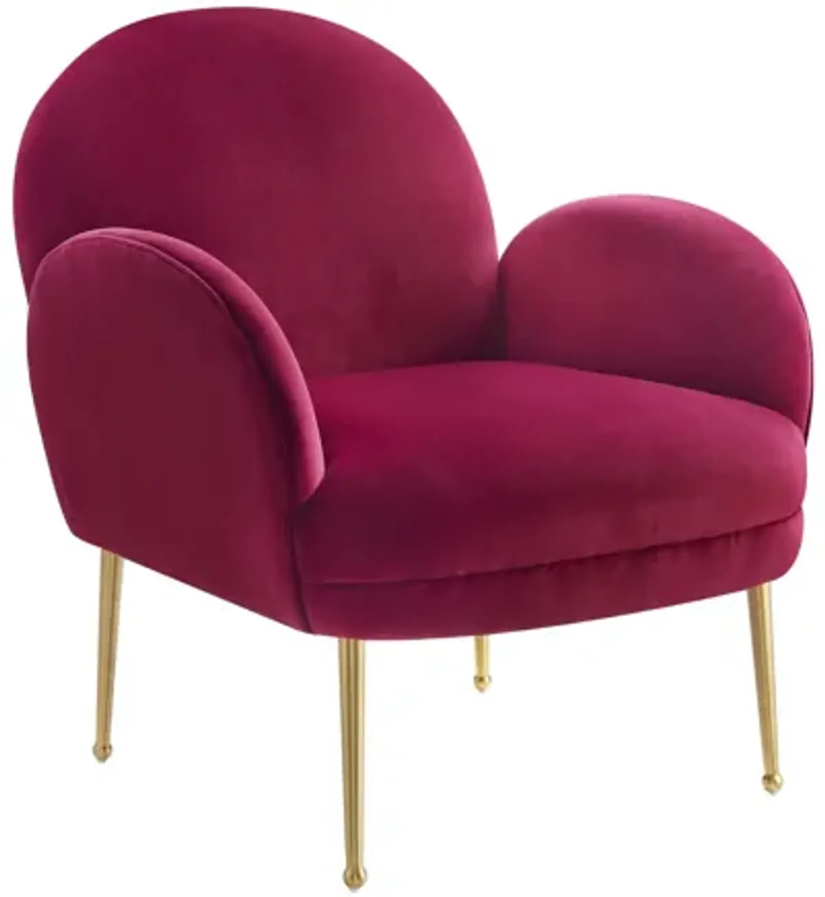 Gwen Plum Velvet Chair