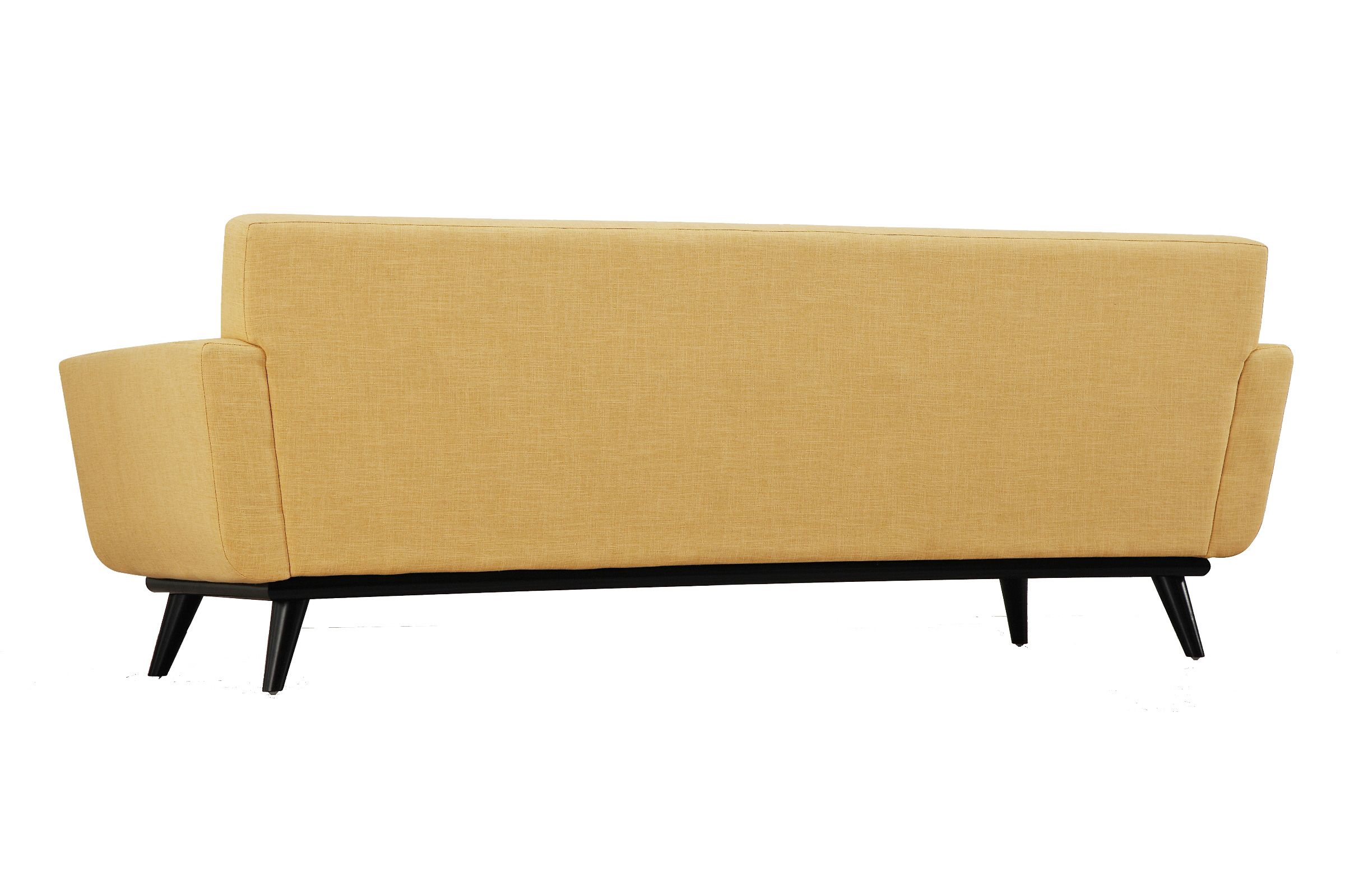 James Mustard Yellow Linen Sofa