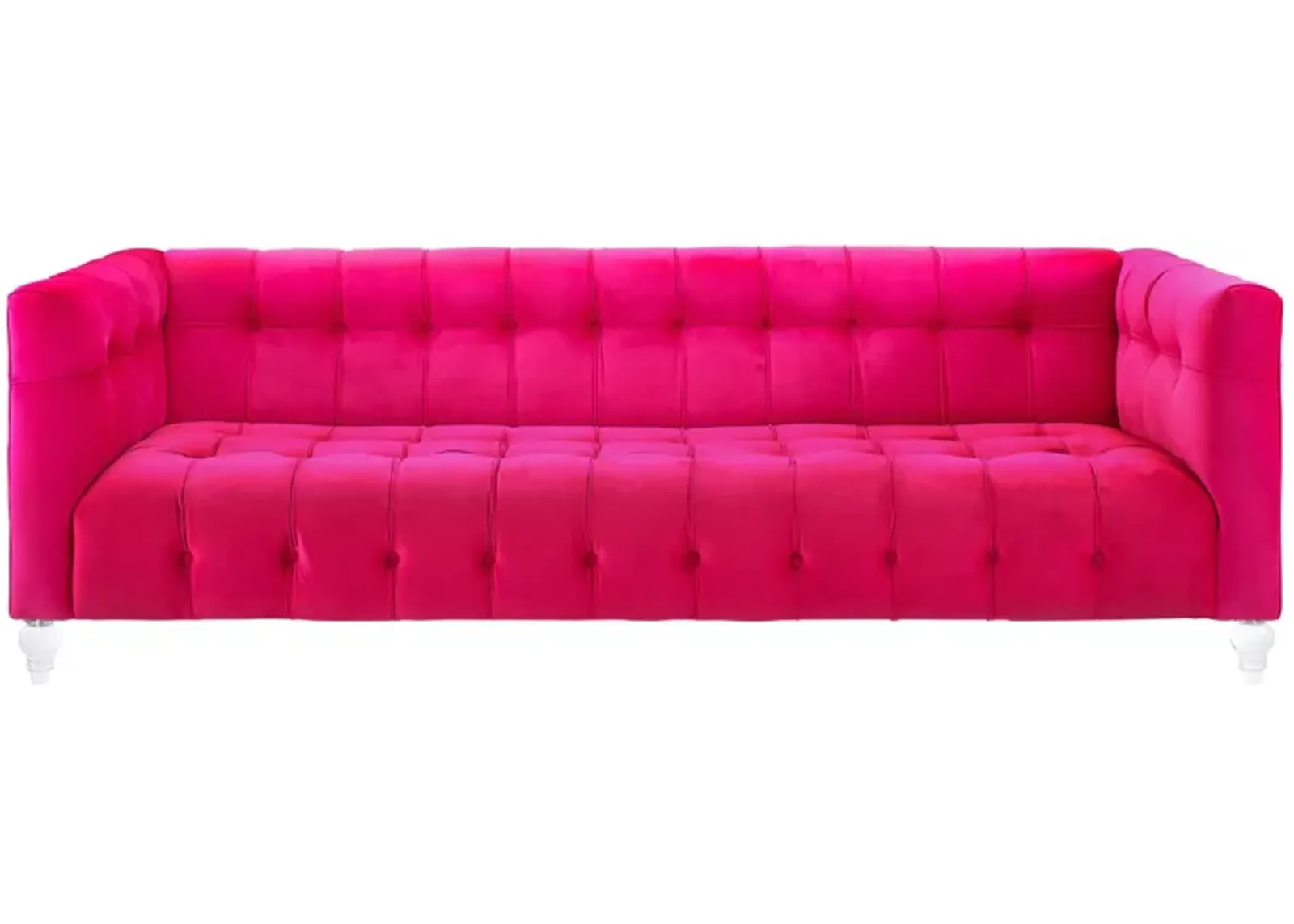 Bea Pink Velvet Sofa