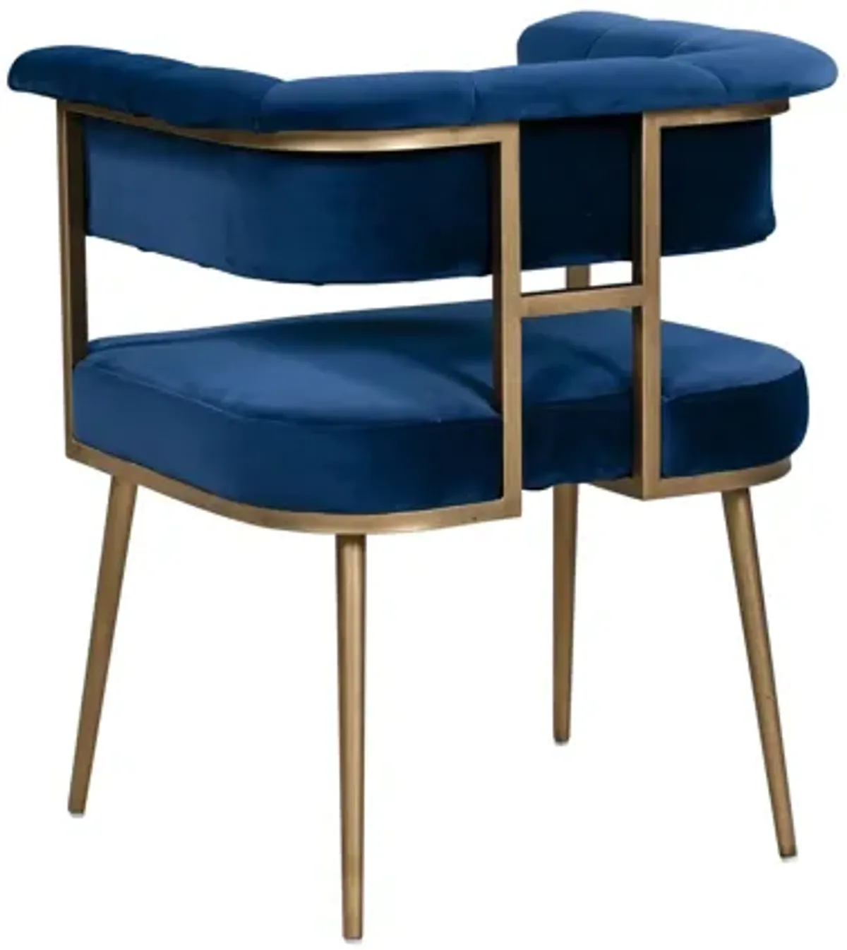 Astrid Navy Velvet Chair