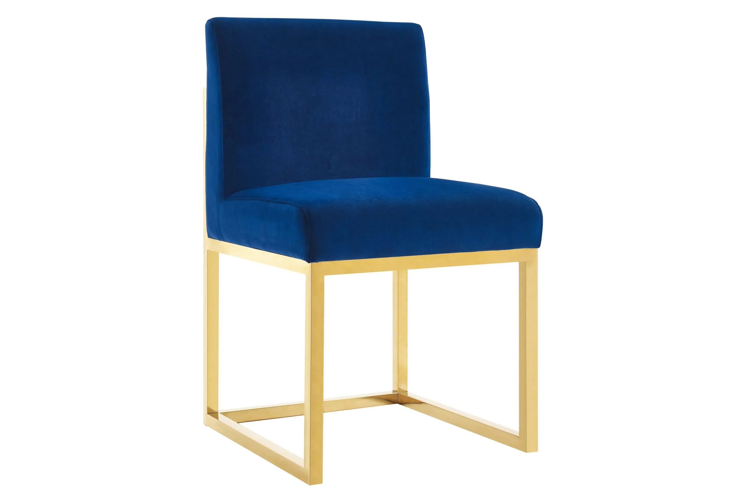 Haute Navy Velvet Chair