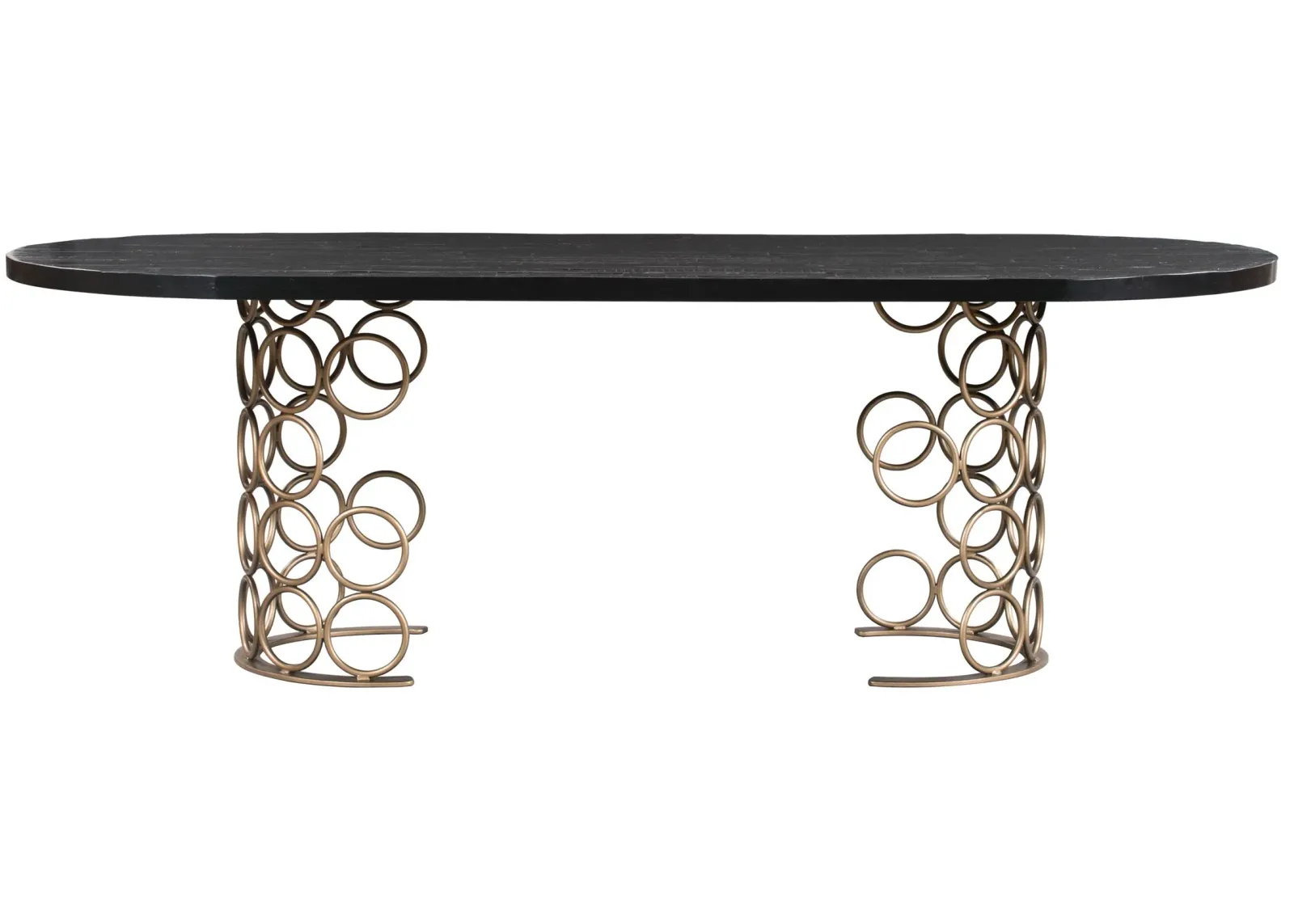 Valentina Brass Dining Table