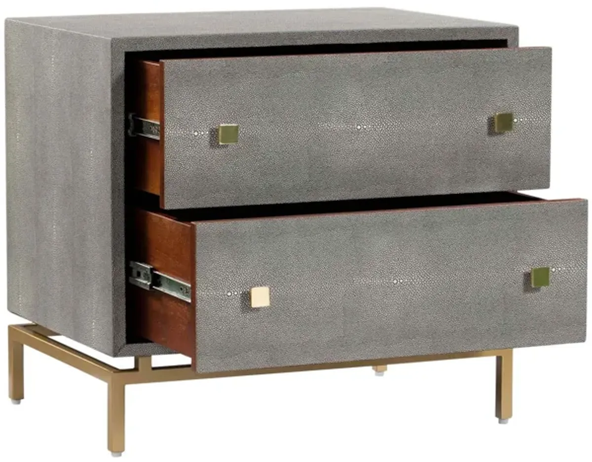 Pesce Shagreen Nightstand