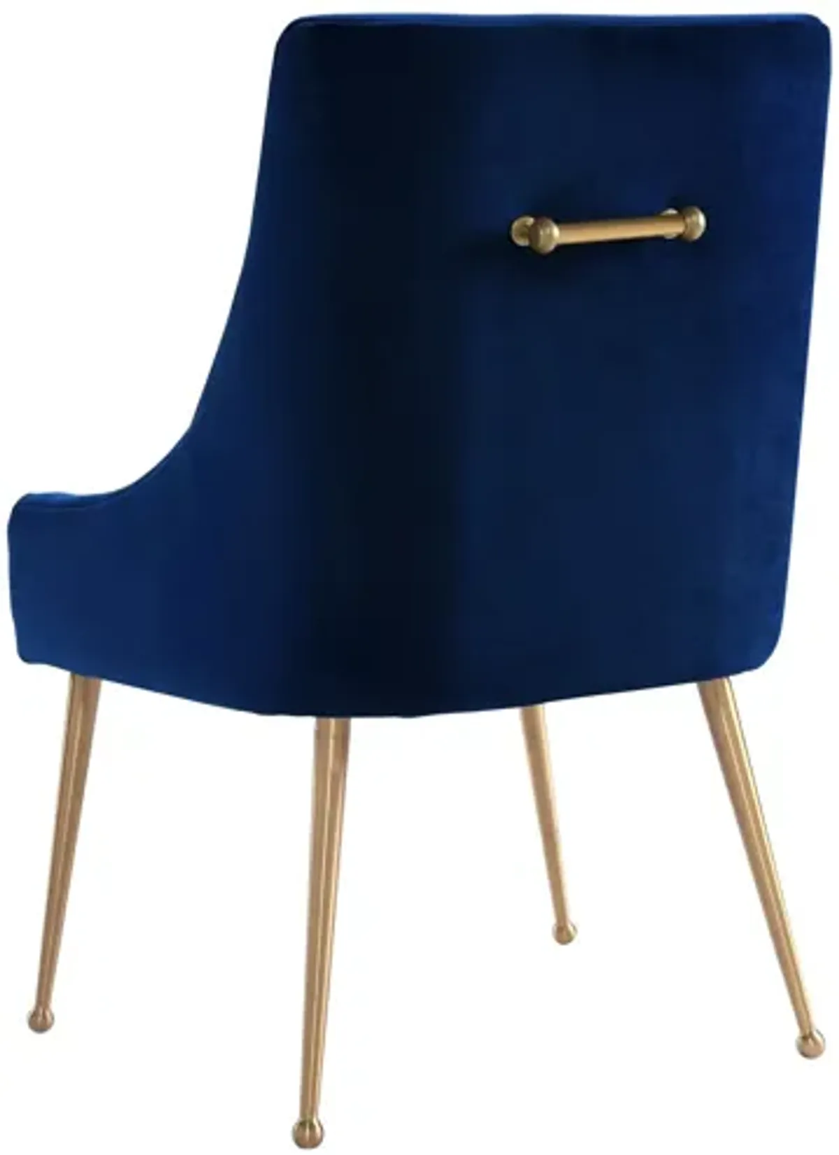 Beatrix Navy Velvet Side Chair