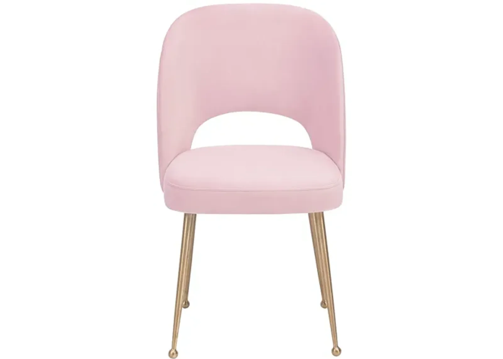 Swell Blush Velvet Chair