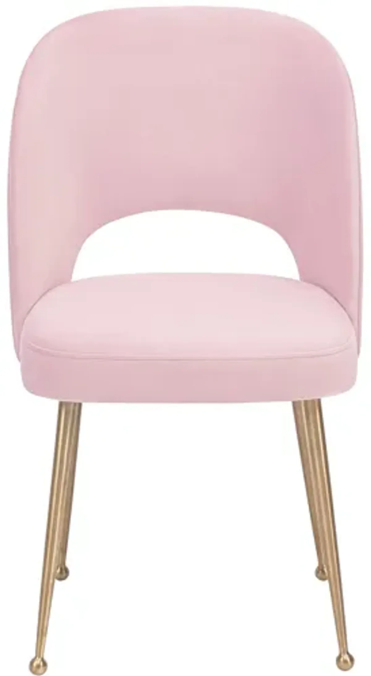 Swell Blush Velvet Chair