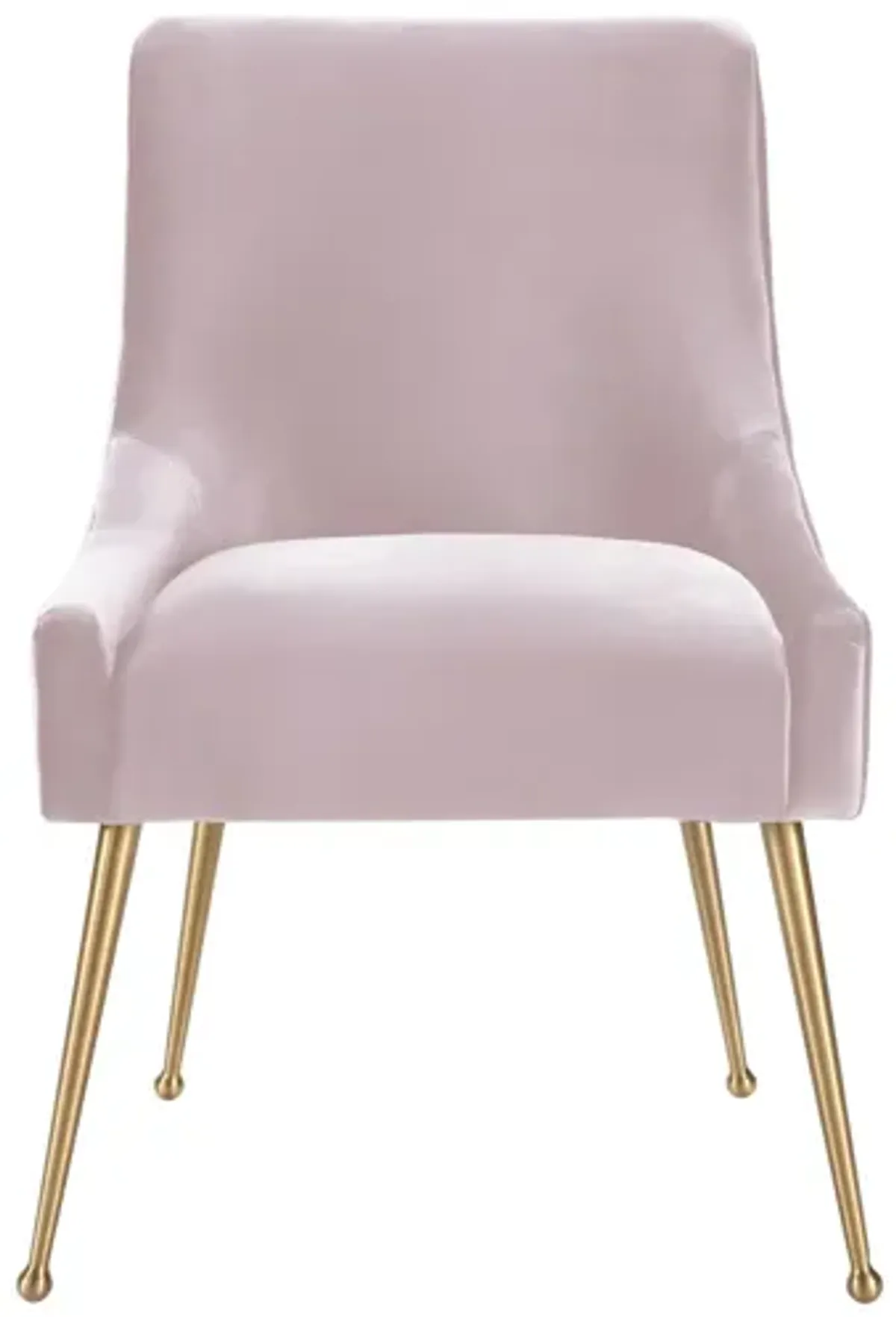 Beatrix Blush Velvet Side Chair