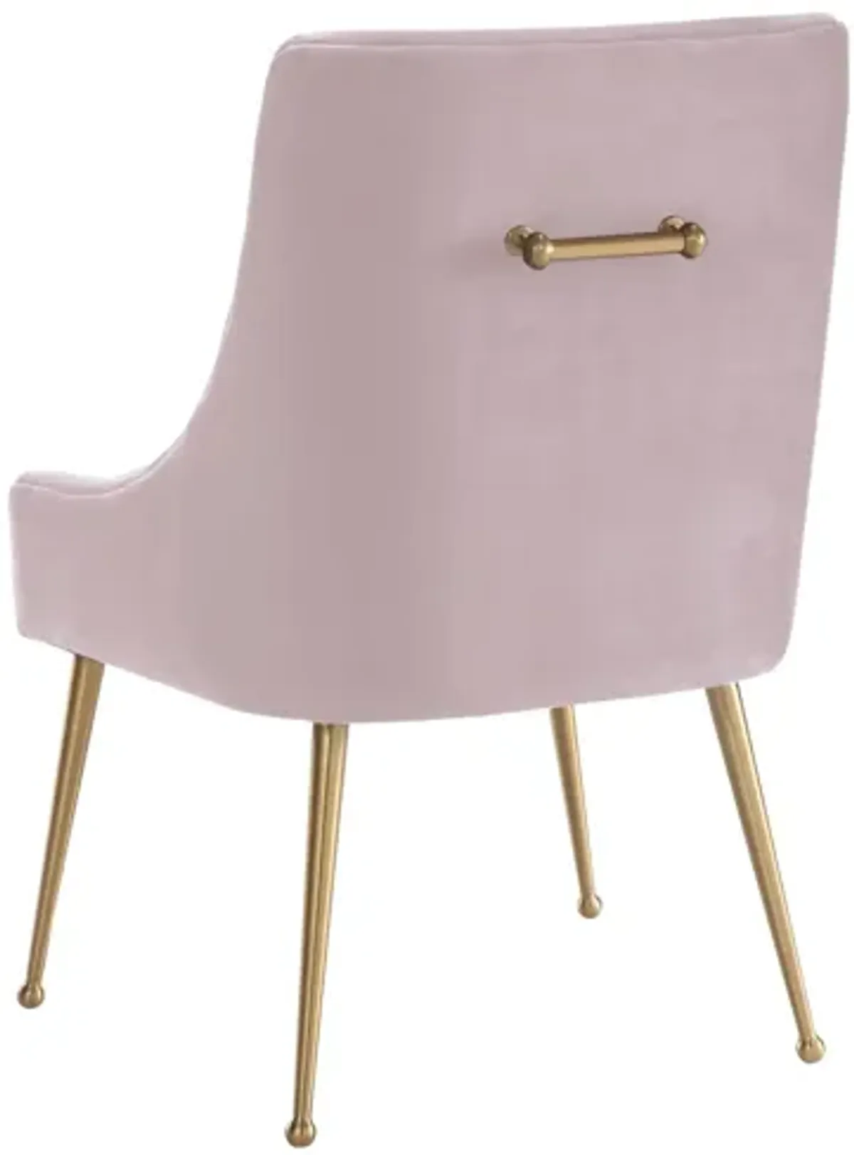 Beatrix Blush Velvet Side Chair