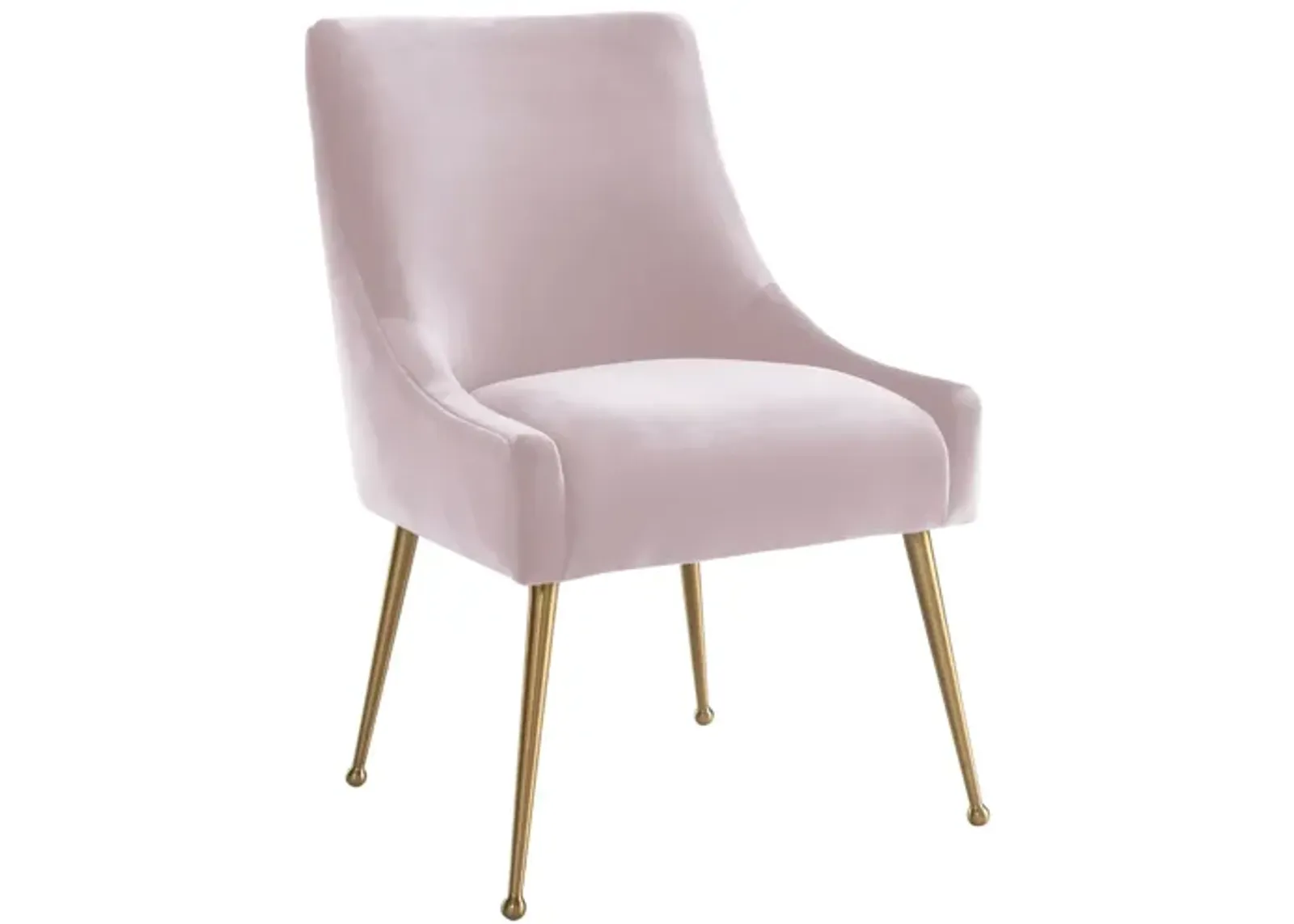 Beatrix Blush Velvet Side Chair