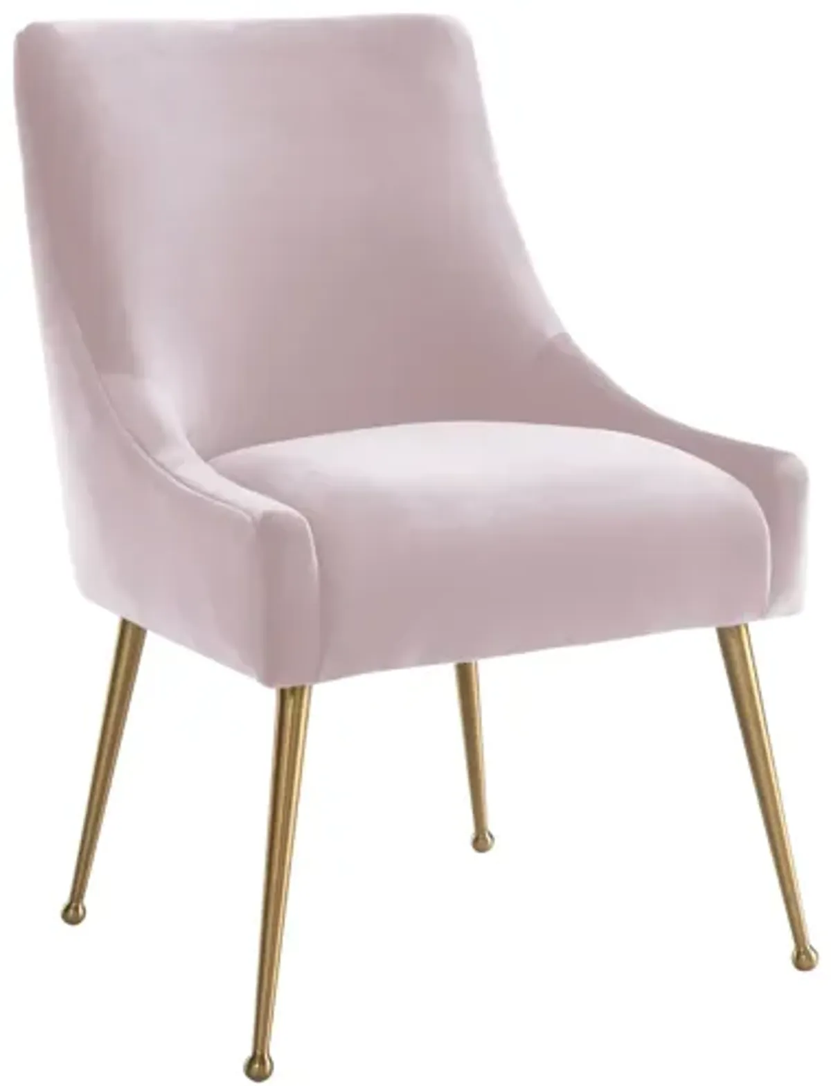 Beatrix Blush Velvet Side Chair