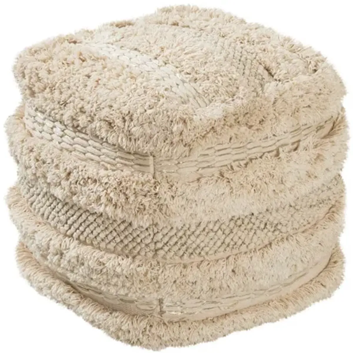 Yorba Cotton  Pouf