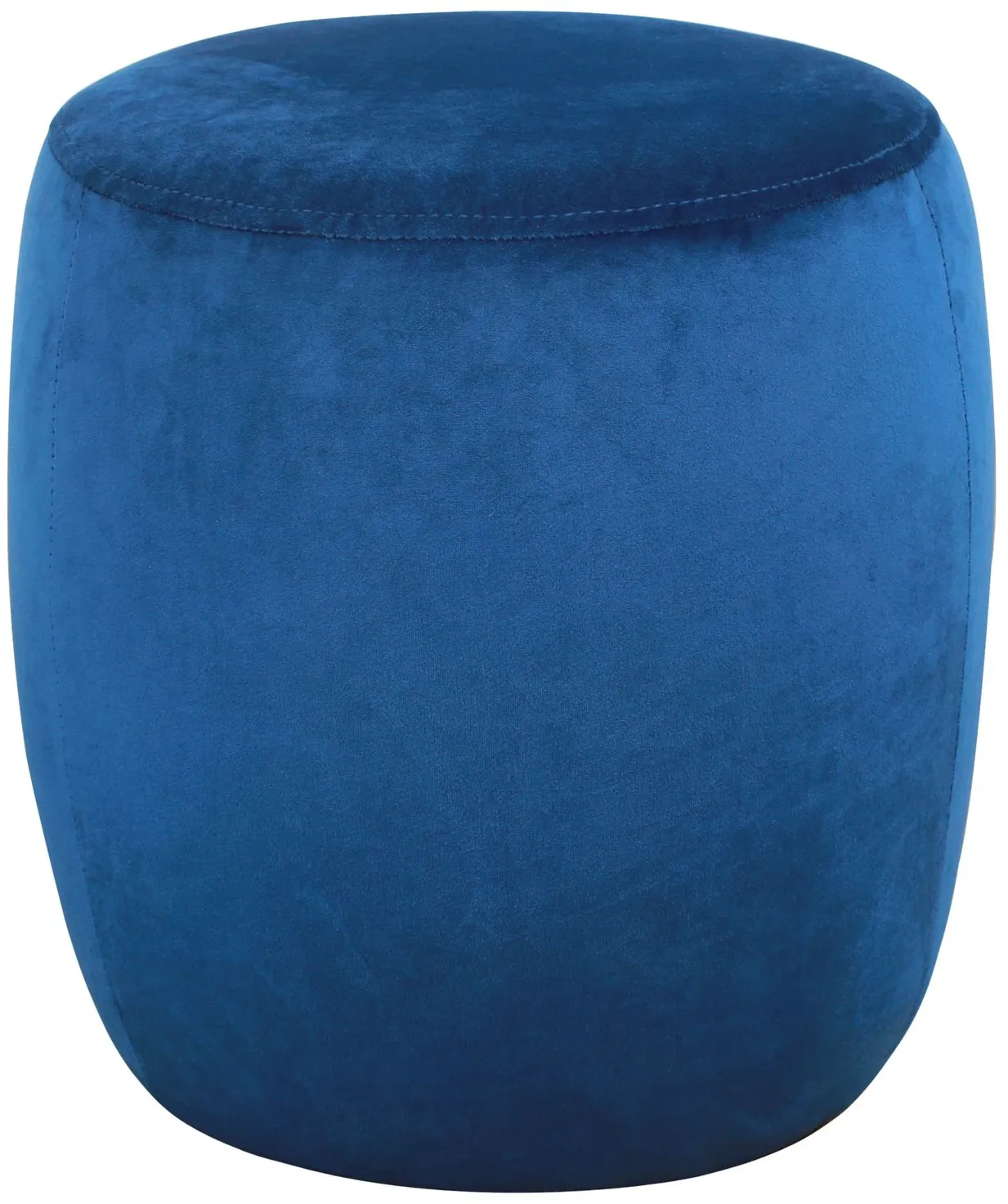 Willow Navy Velvet Ottoman