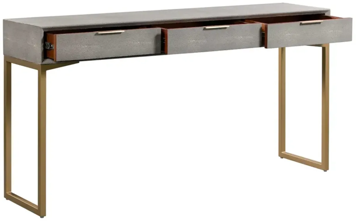 Pesce Shagreen Console Table