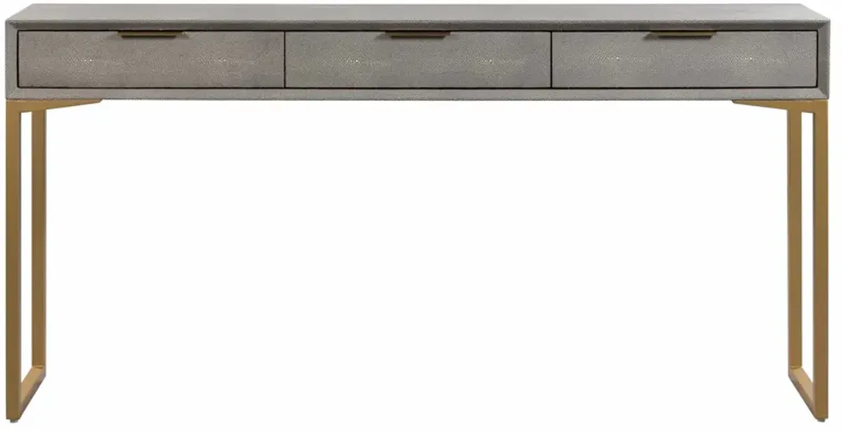 Pesce Shagreen Console Table