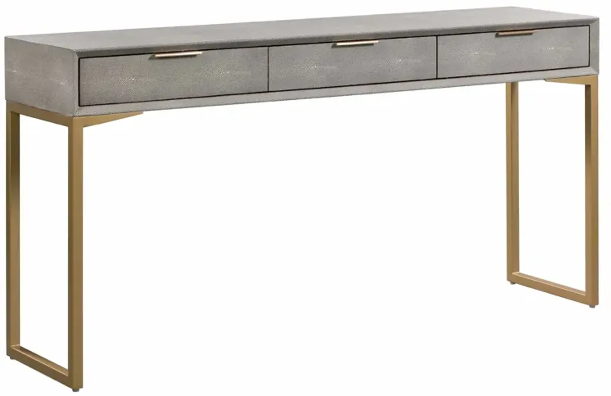 Pesce Shagreen Console Table