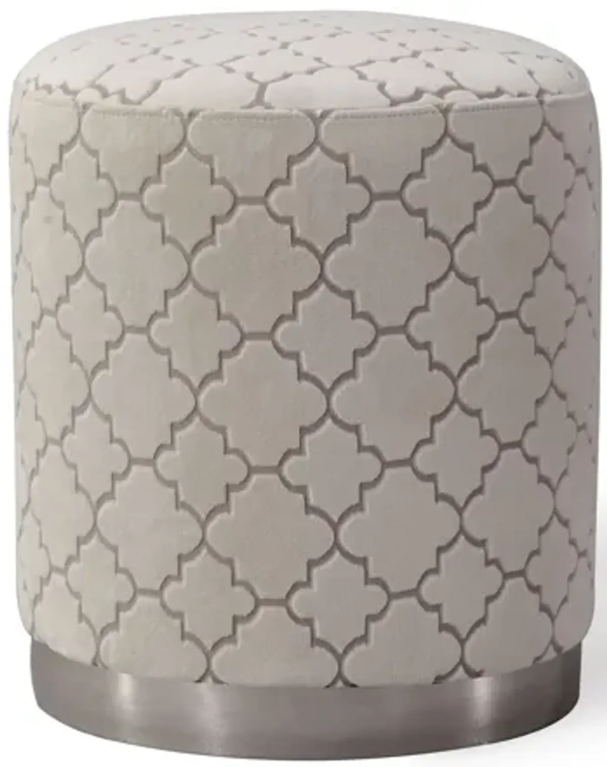 Opal Cream Moroccan Ottoman