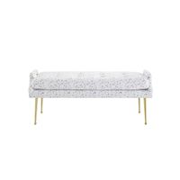 Eileen Terrazzo Velvet Bench