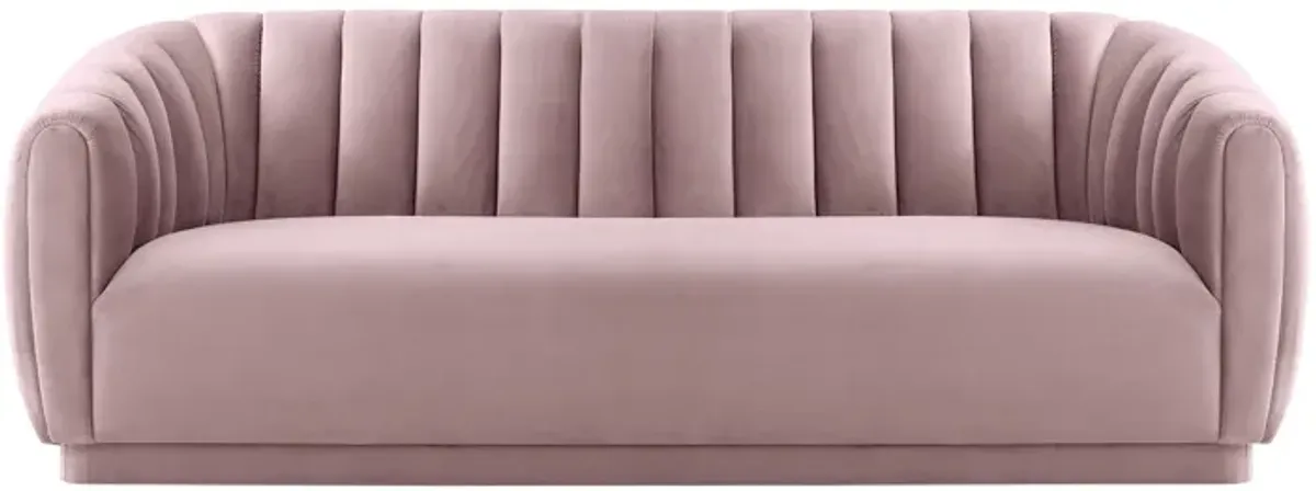 Arno Mauve Velvet Sofa