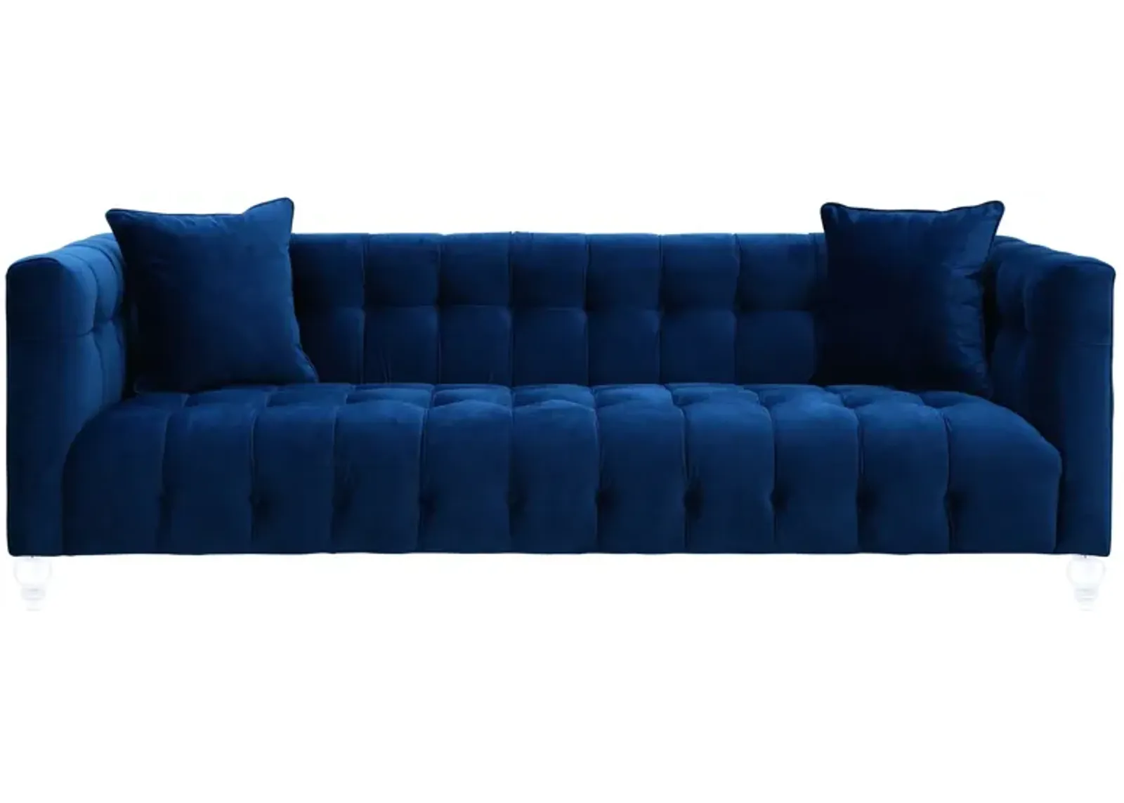 Bea Navy Velvet Sofa