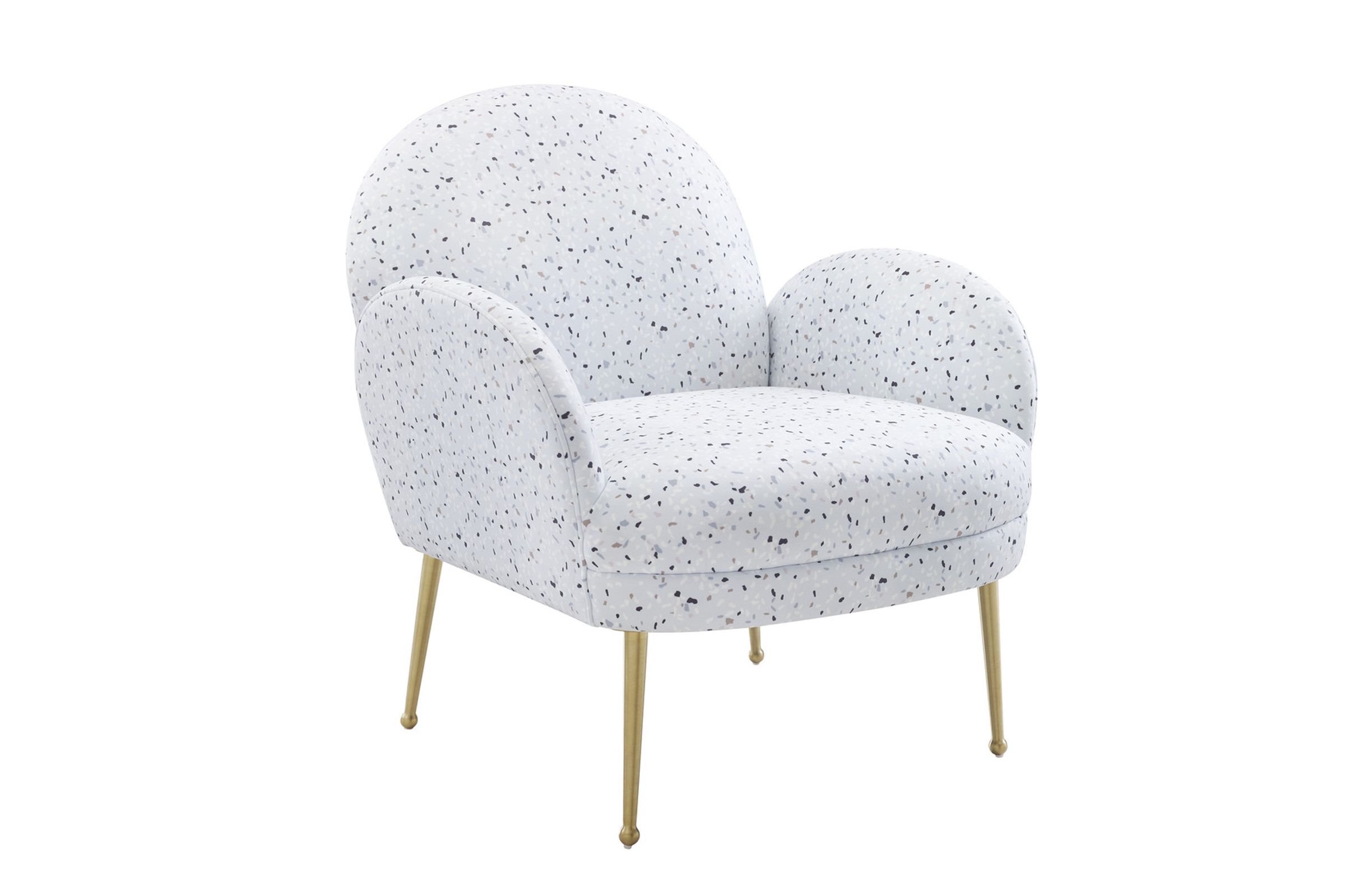 Gwen Terrazzo Velvet Chair