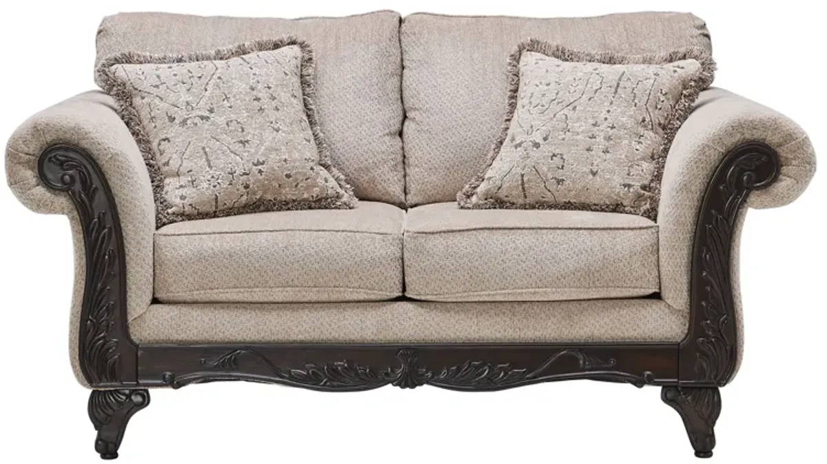 Amelia Wheat Loveseat