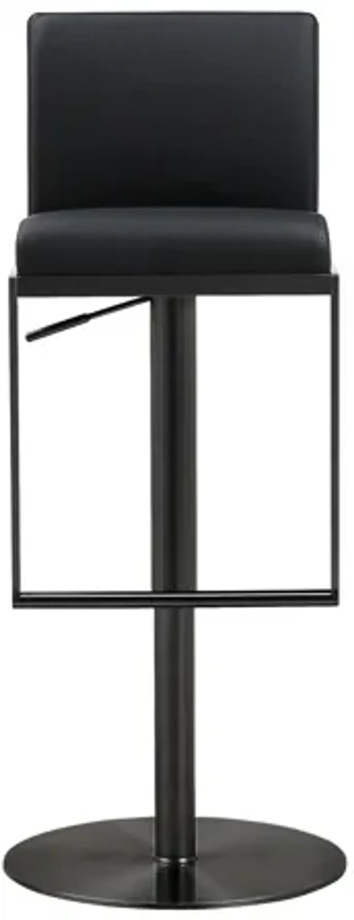 Amalfi Black on Black Steel Barstool