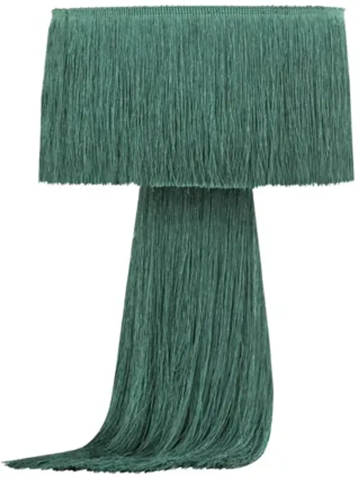 Atolla Emerald Tassel Table Lamp