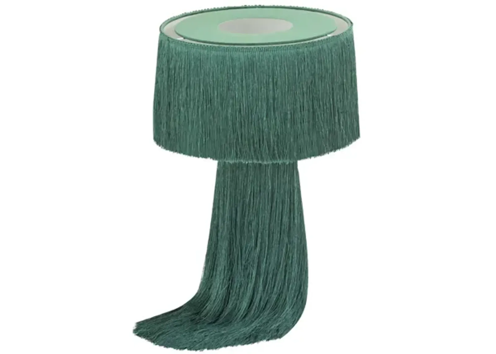 Atolla Emerald Tassel Table Lamp