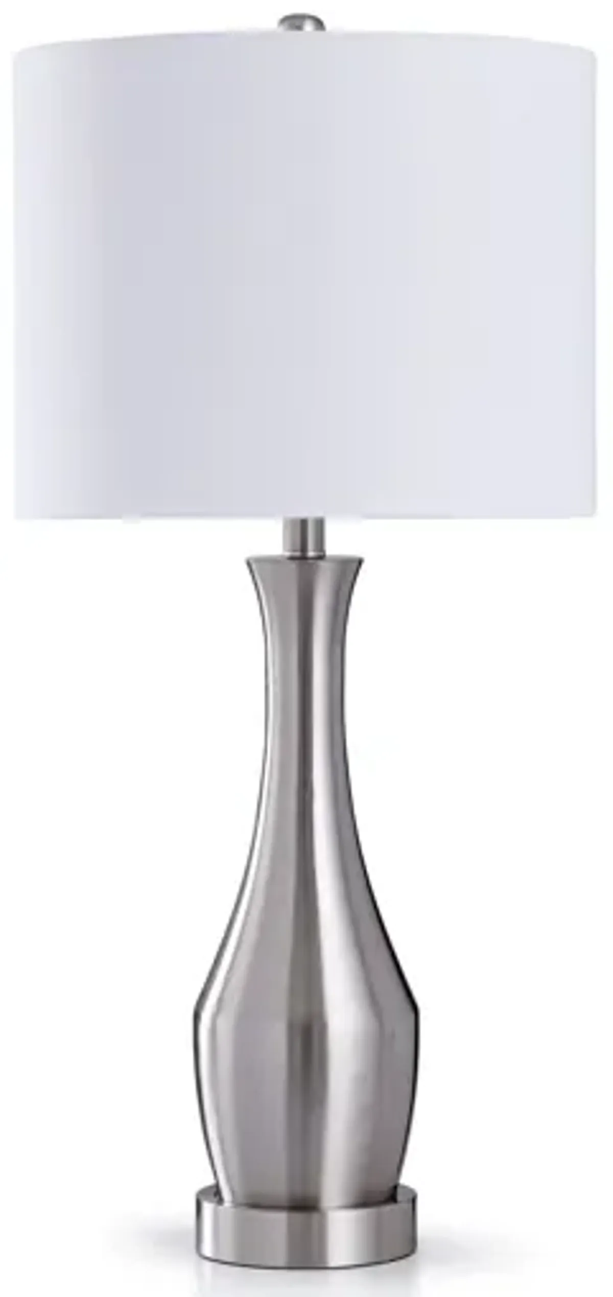 Brushed Steel Touch Lamp